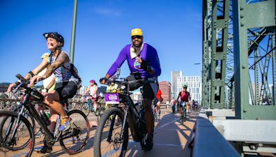 Some Portland freeways, bridges will close to auto traffic during Sunday morning’s Bridge Pedal