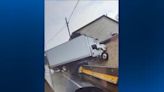 Box truck crashes into northern Armstrong grocery store