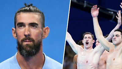 Michael Phelps on why he was 'pretty disappointed' with US men's swimming results at Paris Olympics