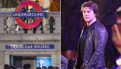 Tom Cruise Creates His Own ‘Trafalgar Square’ Tube Station Filming “Mission: Impossible” in London