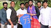 Telangana CM Revanth Reddy announces job and land to world cup winner Mohammed Siraj