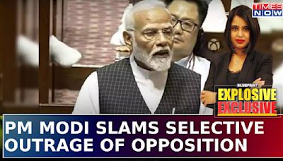 PM Modi Condemns I.N.D.I.A Bloc Hypocrisy; Why Does Opposition Show Selective Outrage? | Blueprint