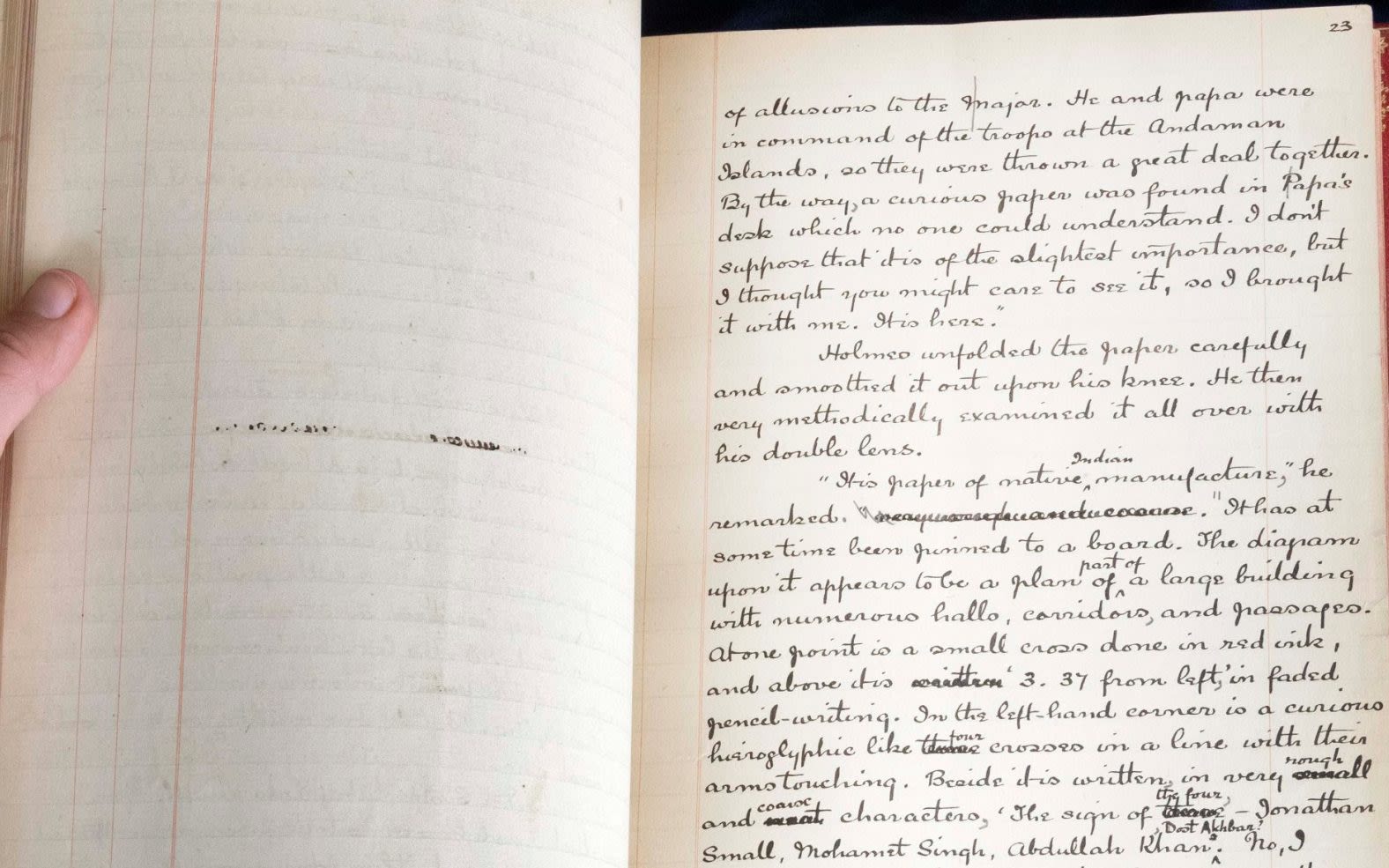 Manuscript for early Sherlock Holmes could fetch £1 million