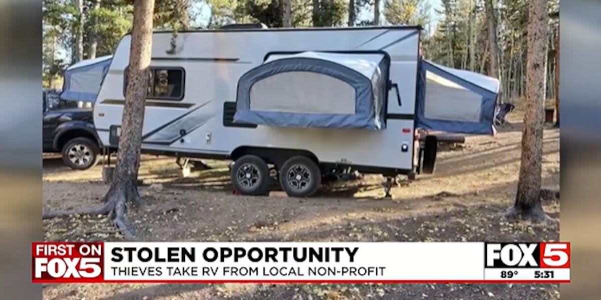 Thieves steal donated RV from Las Vegas Valley nonprofit