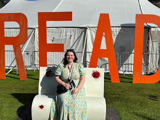 I went to the Glastonbury of book festivals where you rub shoulders with celebs