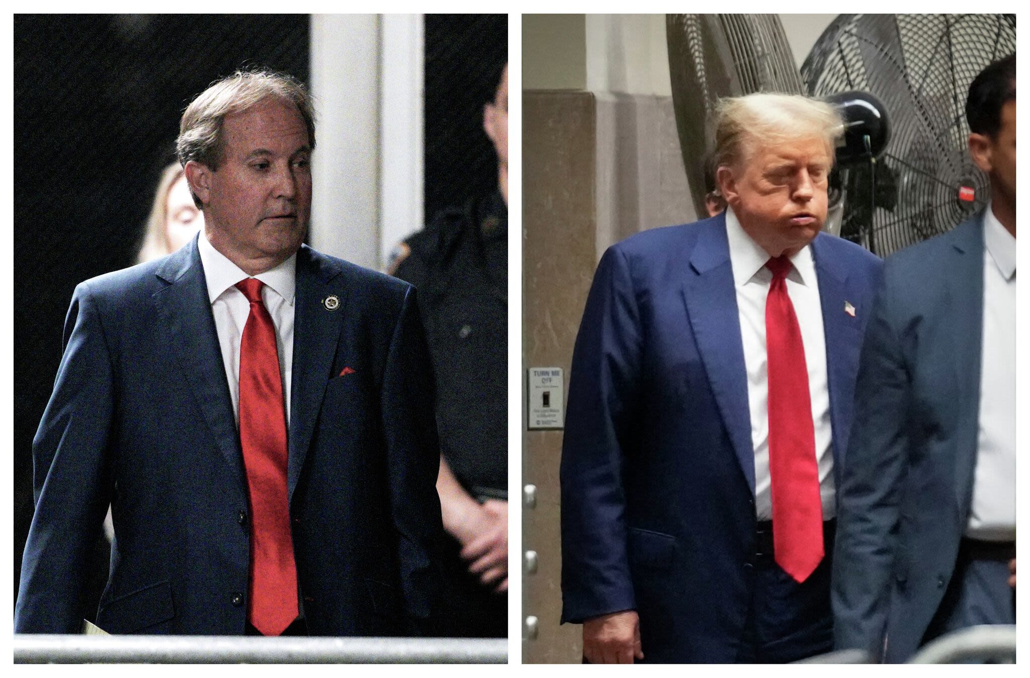 Ken Paxton copies Donald Trump's 'fit at his trial