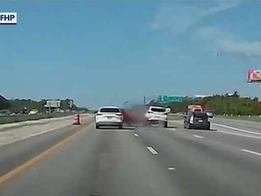 FHP searching for drivers involved in I-4 hit-and-run crash that cause SUV to flip