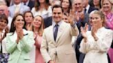 Roger Federer receives a lengthy standing ovation at Wimbledon from fans. And from Princess Kate