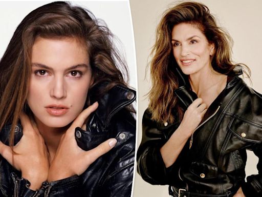 Cindy Crawford, 58, slips back into same leather jacket she wore at age 20: ‘Still as gorgeous as ever’