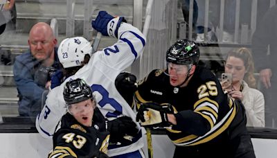 Bruins notebook: Brandon Carlo survives a scare