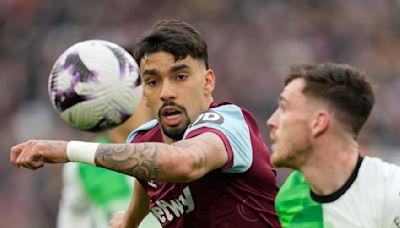 West Ham's Lucas Paqueta charged with intentionally receiving yellow cards in Premier League matches