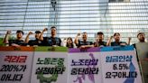 Samsung workers in S. Korea stage first strike: union