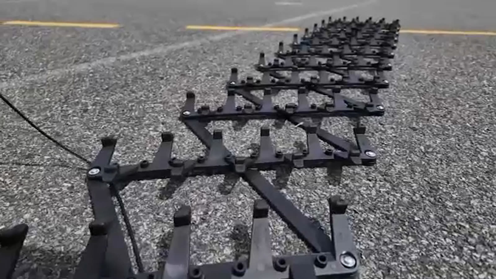 New Jersey police in Morris County start using spike strips to stop car thieves