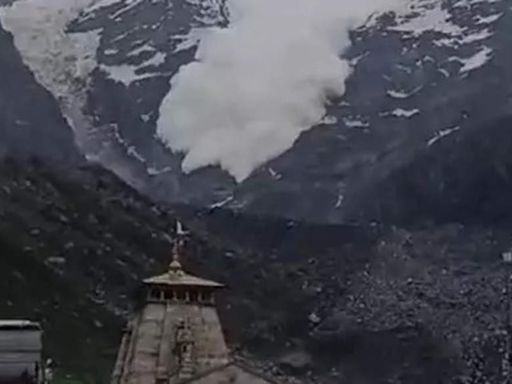 Massive avalanche hits Gandhi Sarovar near Kedarnath Dham; no casualty - The Economic Times