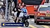 Hong Kong woman arrested over e-bike ride with 3 children as passengers