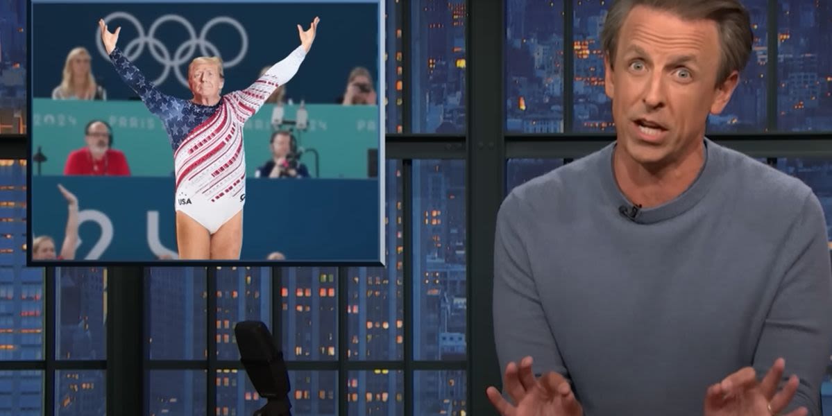 Seth Meyers Turns Trump Into Simone Biles To Make Damning Point About Republicans