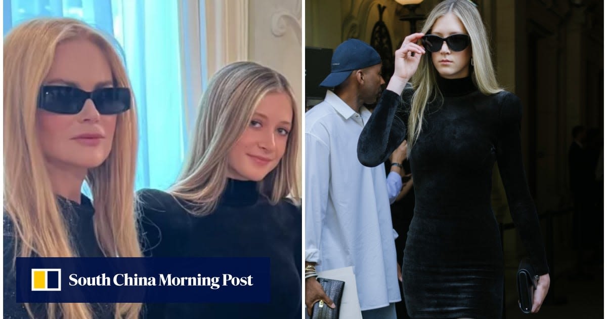 Meet Nicole Kidman’s daughter, Sunday Rose – who was at PFW’s Balenciaga show