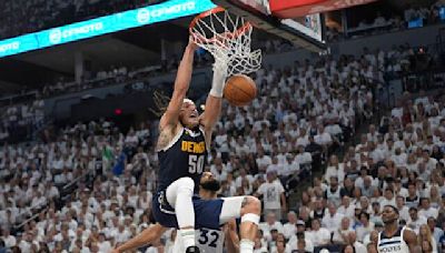 Nuggets confidently tie series with Timberwolves in 115-107 win in Game 4 fueled by Jokic and Gordon - Times Leader