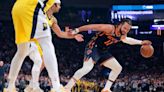 Knicks’ Jalen Brunson returns to Game 2 action after injuring foot in first half