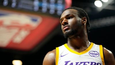 Lakers ponen fin a actuación de Bronny James en la Summer League y aficionados piden que juegue