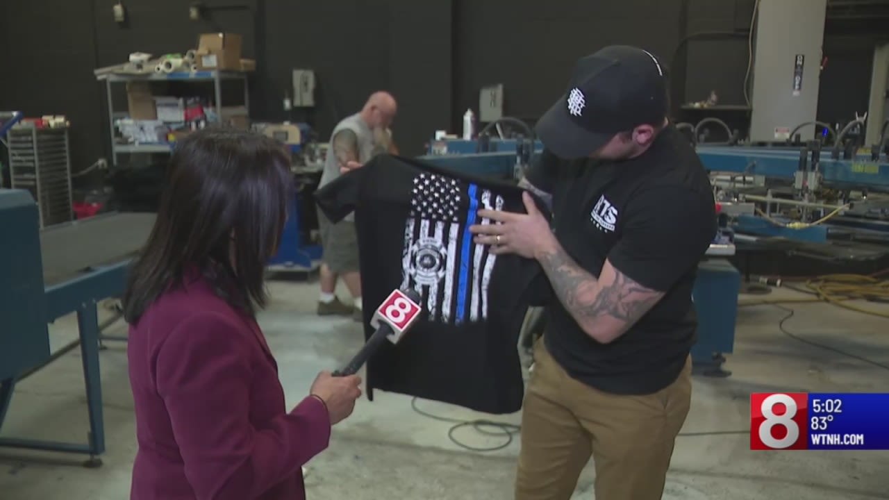 South Windham apparel company creates clothes for family of fallen trooper