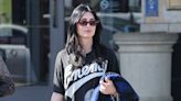 Megan Fox goes shopping in Public Enemy t-shirt and plaid pajama pants