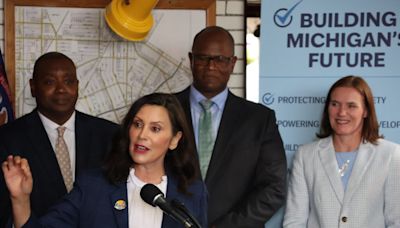 In Detroit, Whitmer puts focus on safety and jobs while signing off on $83B budget