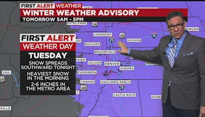 Winter Weather Advisory For Denver And The Front Range