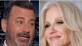 Jimmy Kimmel Spots Most Awkward Part Of Kellyanne Conway's Book Release