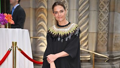 Katie Holmes Swaps Her Relaxed Street Style for a Glamorous LBD
