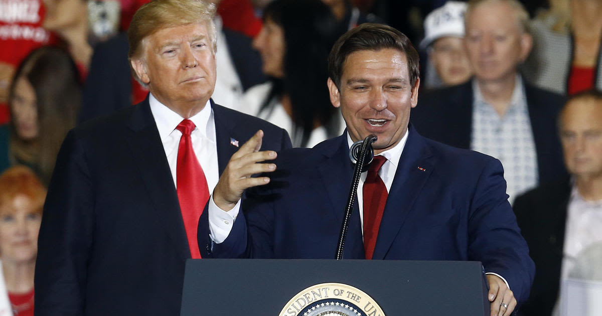 Trump, DeSantis put personal primary fight behind them, 'Ron, I love that you're back'