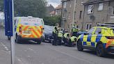 Police descend on Dundee street over 'disturbance involving knife'