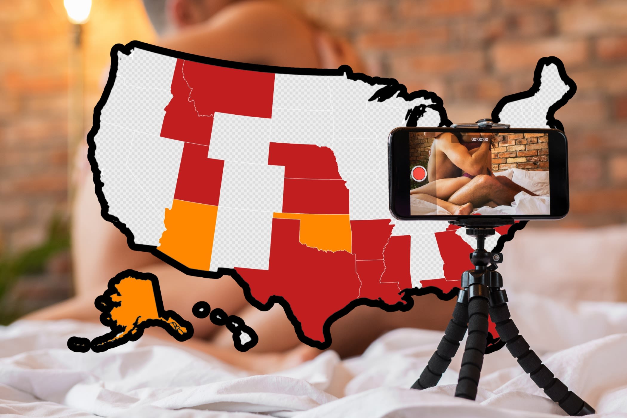 Map shows 16 states increasing porn site restrictions
