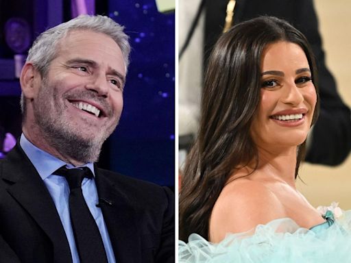 Andy Cohen says he "almost" asked Lea Michele about not being able to read: "Maybe keep your mouth shut"