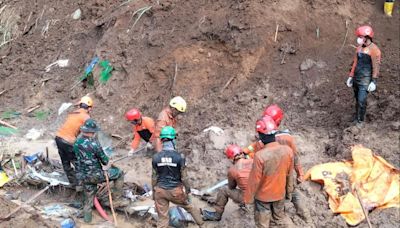 Twelve people killed and 18 missing after landslide at illegal gold mine on Indonesia’s Sulawesi island