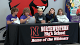 Northwestern High School hosts their signing day, two students commit to the military
