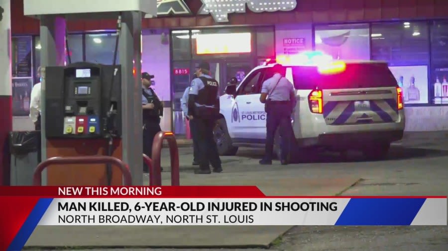Man killed, 6-year-old injured in north St. Louis shooting