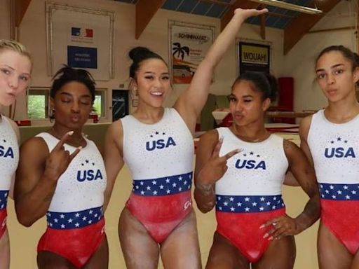 Simone Biles shares a behind-the-scenes look at Team USA training