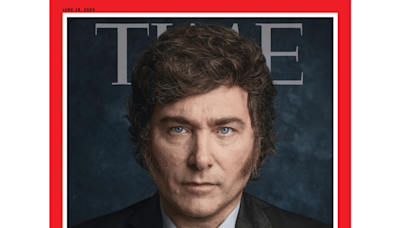 Milei é capa da revista Time