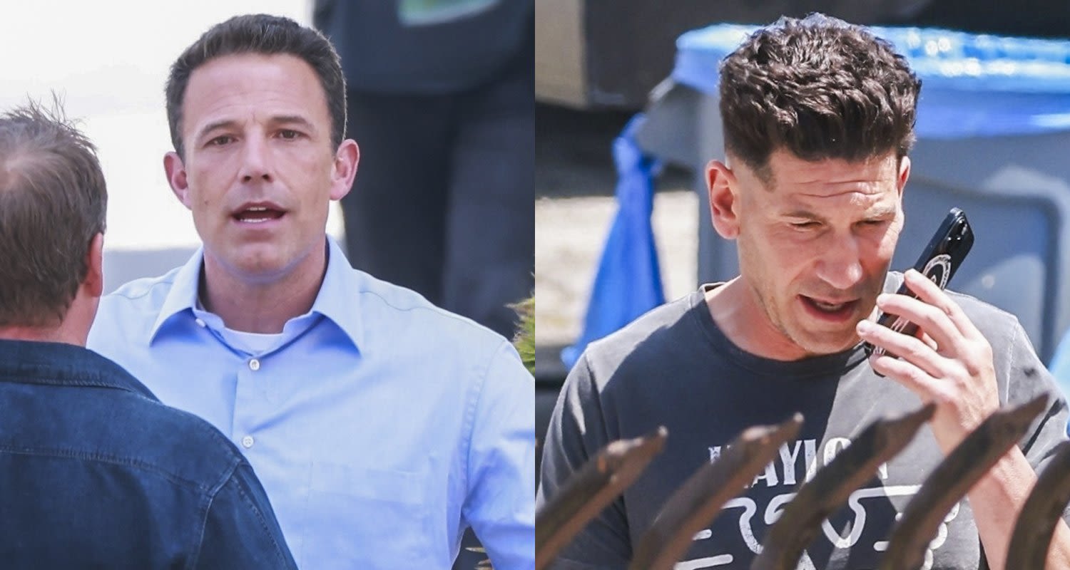 Ben Affleck & Jon Bernthal Spend the Day Filming ‘The Accountant 2′ in L.A.