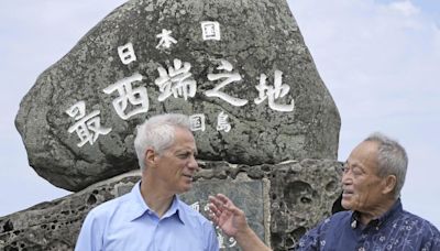 美駐日大使首度登上與那國島遙望台灣 重申「堅實威懾」中國