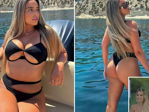 Love Island beauty shows off her curves in VERY daring bikini