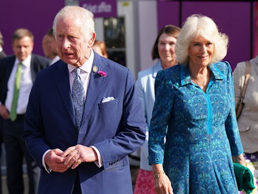 Queen Camilla Appears to Honor King Charles III With Flower Bouquet