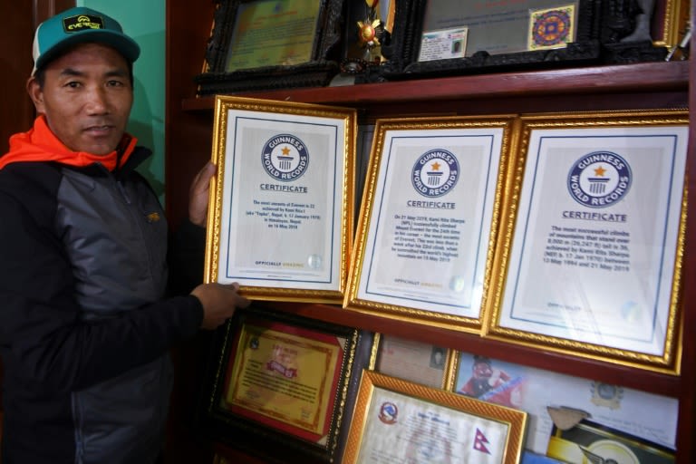 Nepali reaches summit of Everest for record 30th time