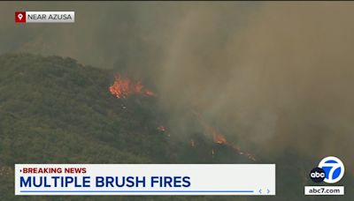 Some visitors evacuated from Angeles National Forest amid 92-acre brush fire