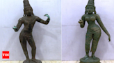 TN man unearths six antique idols, hides them for five years, gets arrested with two others while trying to smuggle them | Chennai News - Times of India