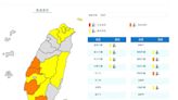 4縣市恐持續攝氏36度 高溫燈號擴大到12縣市