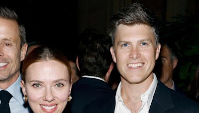 Scarlett Johansson, Colin Jost Make Rare Appearance Together Ahead of White House Correspondents' Dinner