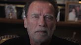 Arnold Schwarzenegger speaks out about his 'loser' Nazi father being 'broken' by guilt in video warning against rising antisemitism