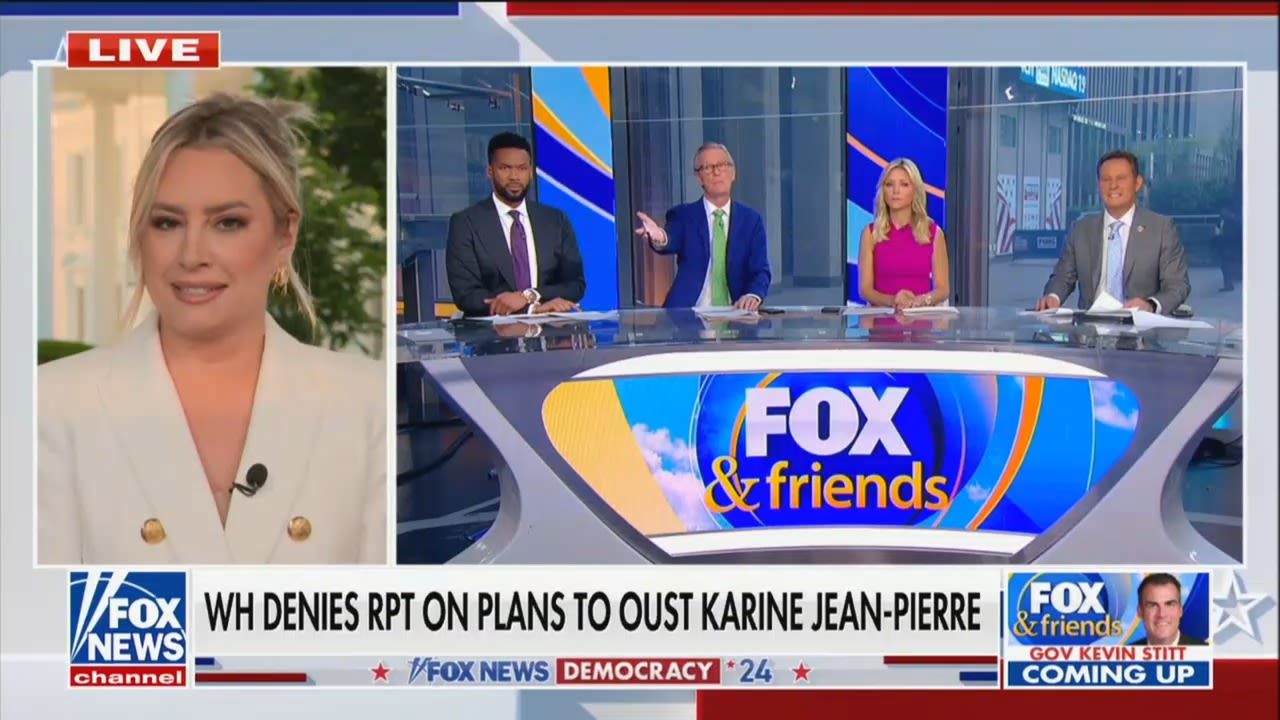 ‘Absolutely True!’ Steve Doocy Claims ‘High Ranking’ White House Official Confirmed Report on Failed Ouster of Jean Pierre